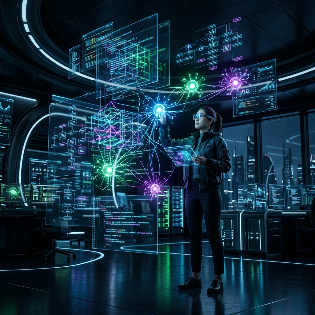 Decent Global Outsourcing illustration
