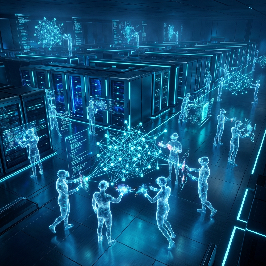 Decent Global Outsourcing illustration