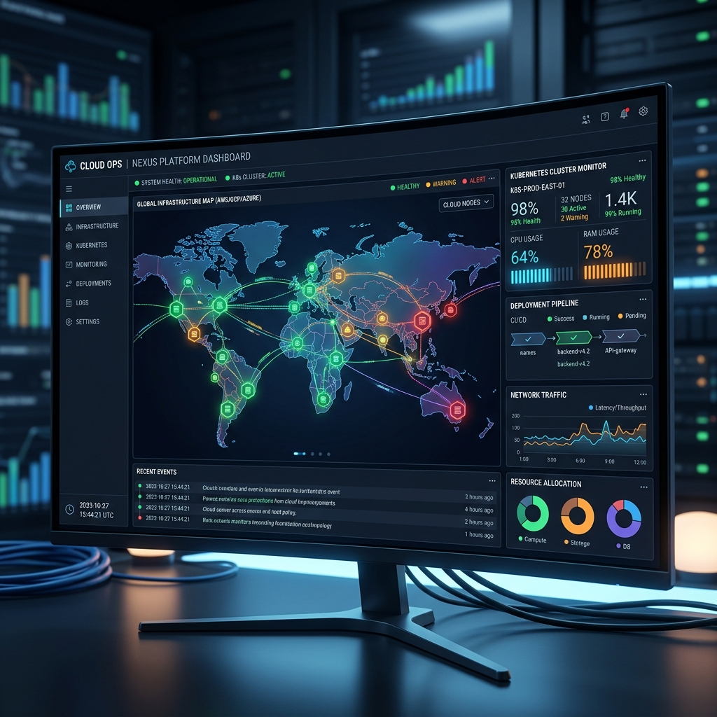 Decent Global Outsourcing illustration